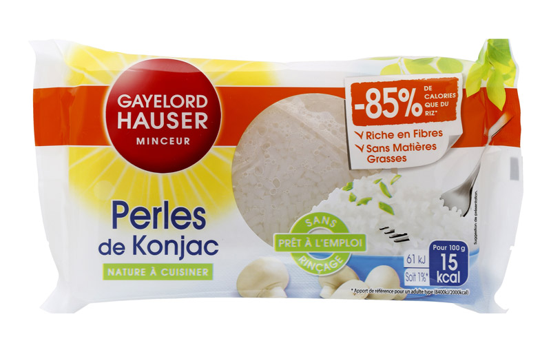 Perles de Konjac - Alternative peu calorique au riz classique