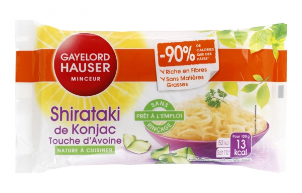 GAYELORD HAUSER - Konjac - Shirataki de Konjac - Nature - Sans Rinçage -  Prêt à l'Emploi - 1 paquet de 160 g : : Epicerie