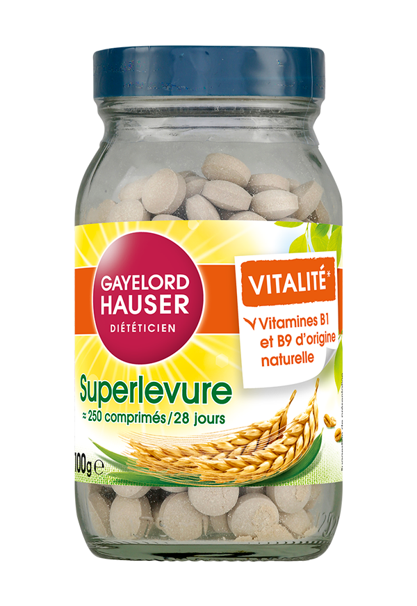 Superlevure - Vitamine B9 et B1 pour réduire la fatigue