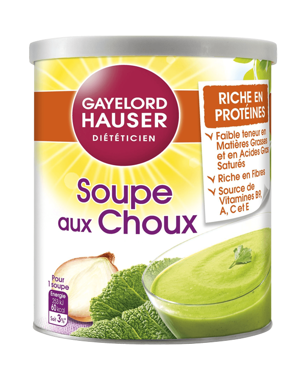 Soupe aux Choux - Produit minceur faible en calories et matières grasses