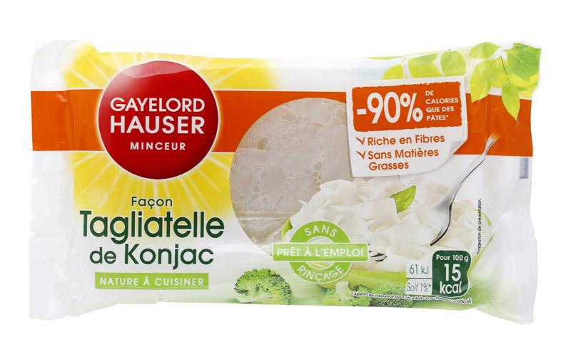 Tagliatelle de Konjac Nature - Substitut aux pâtes peu calorique